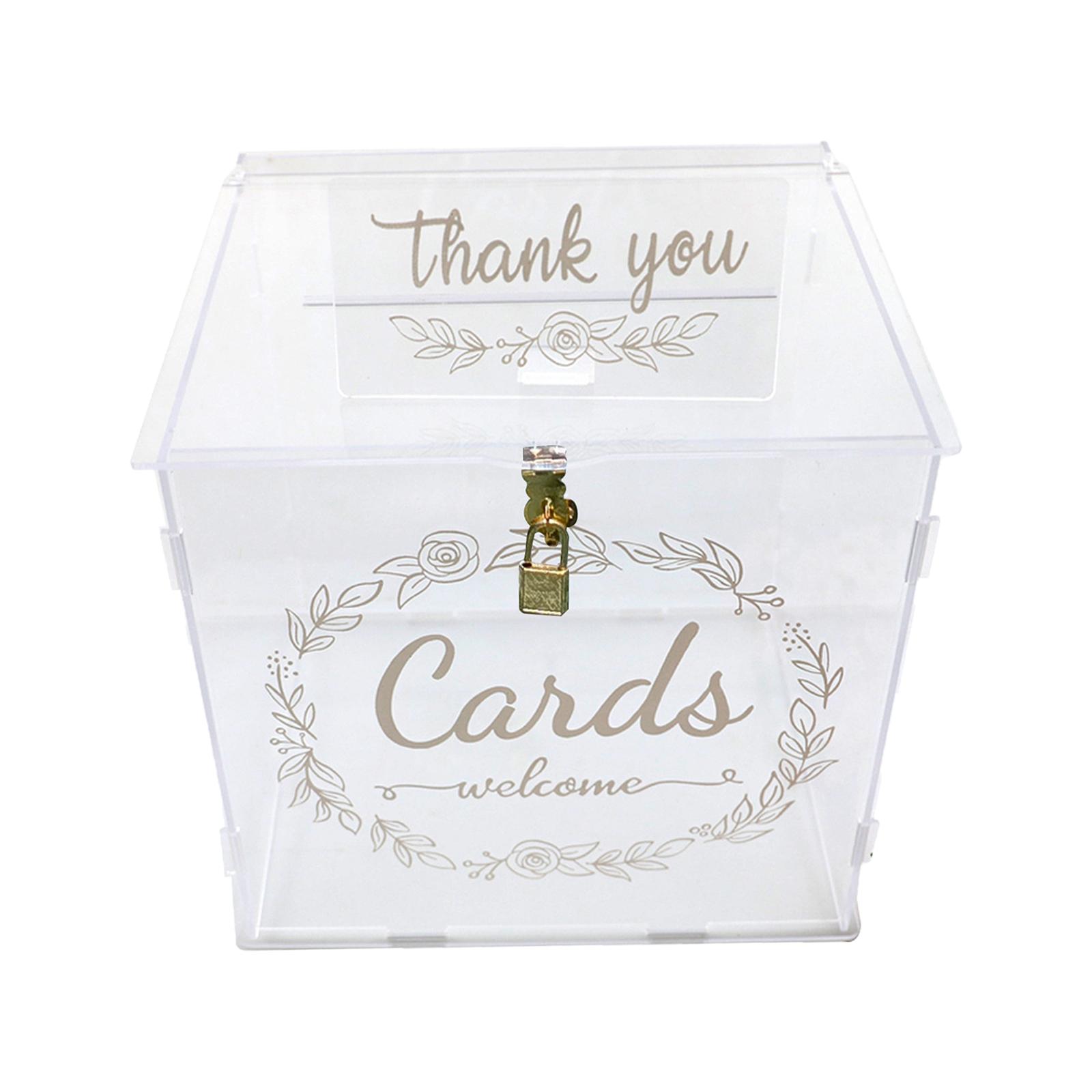 Wedding Card Box - Wedding Cards Box 10.04x8.46x9.84inch Card Collection