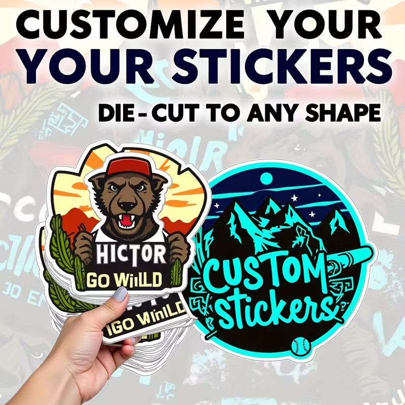 Wedding Packaging - 100PCS Custom Stickers and Customized Logo