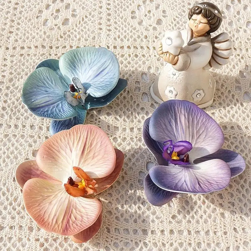 Wedding Packaging - 3D printed butterfly orchid headpiece, artificial