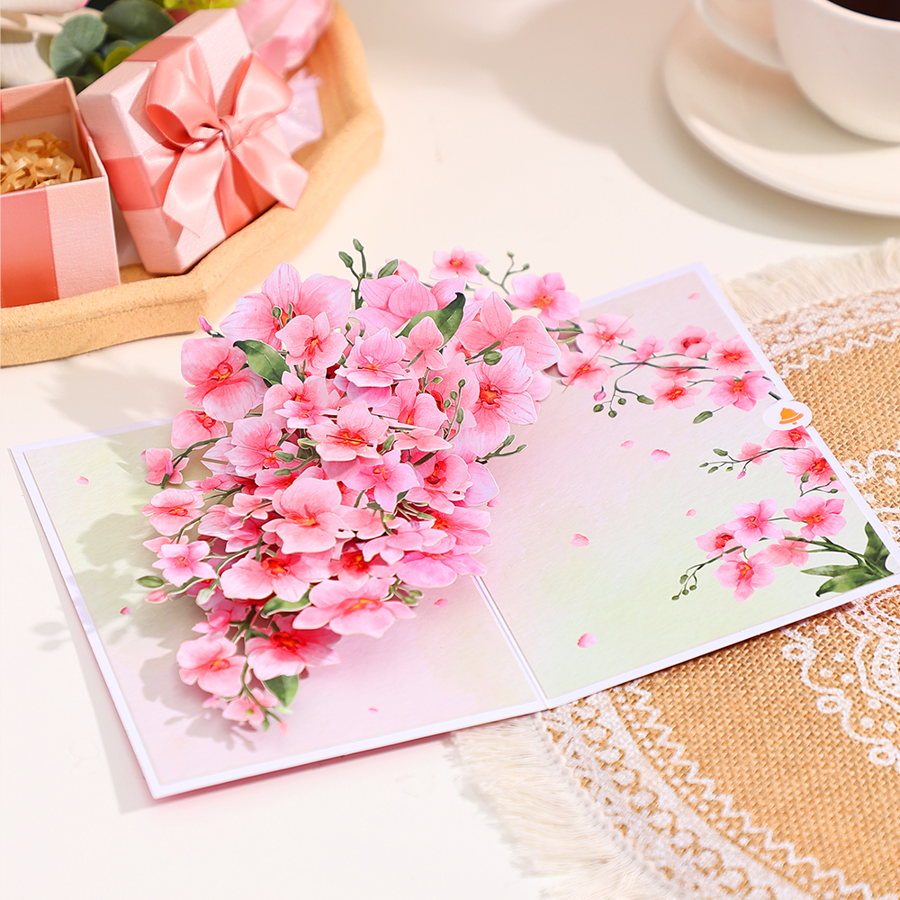 Wedding Sutra - Phalaenopsis Blossom Greeting Cards Creative Pop