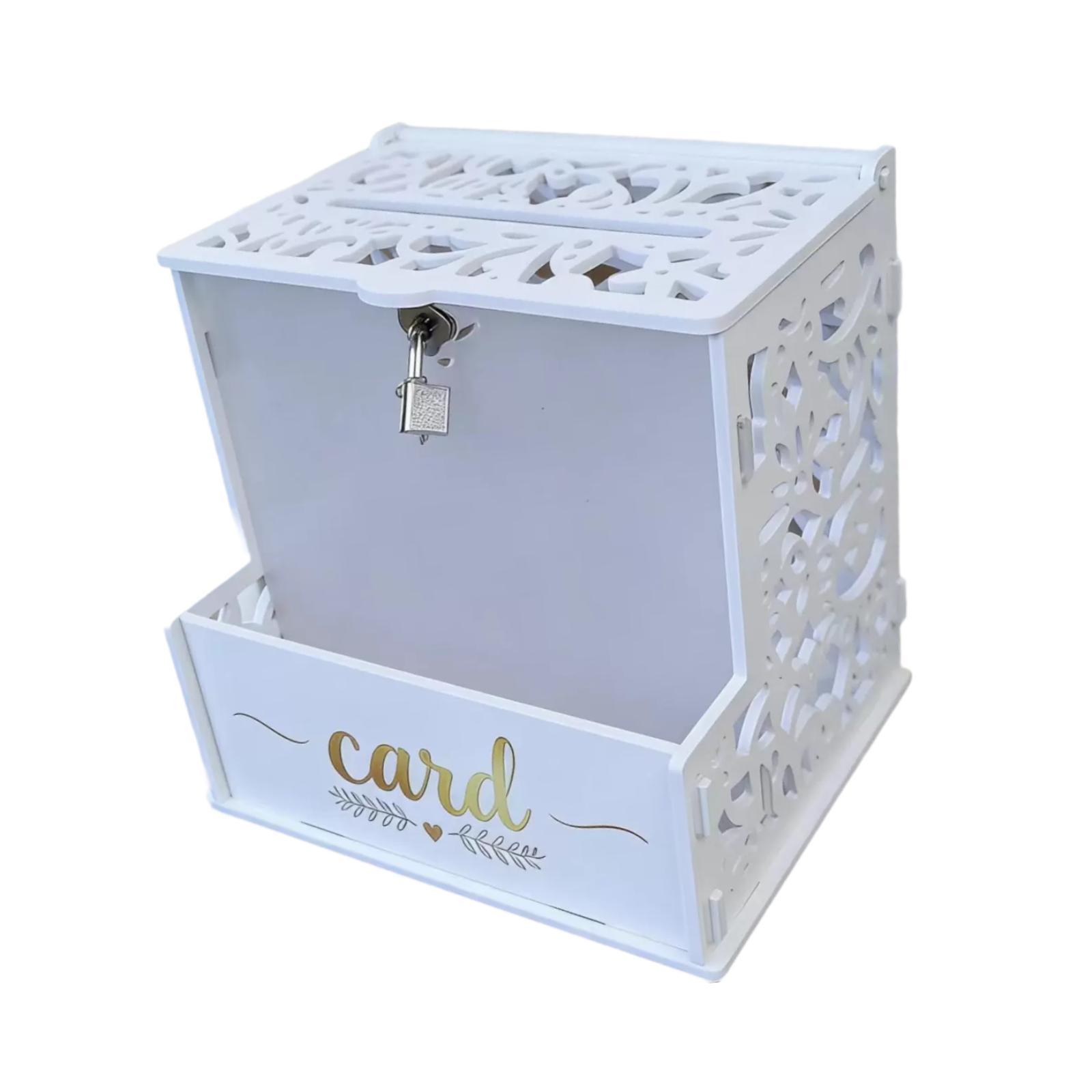 Wedding Card Box - Wedding Card Box Keepsake Storage Card