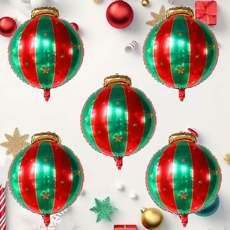 5pcs Red Green Christmas Ball  - Wedding/Event Supply Store avaliação e preço