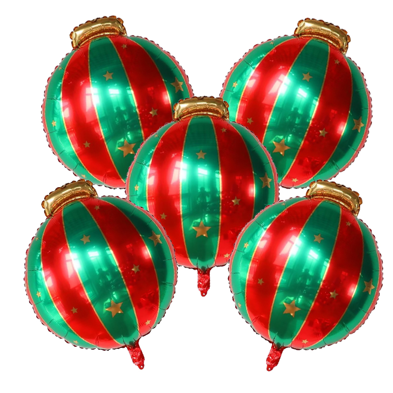 5pcs Red Green Christmas Ball  - Wedding/Event Supply Store avaliação e preço