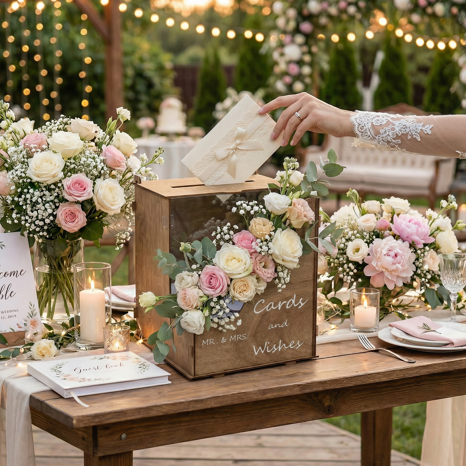 OurWarm Wedding Card Box with  - Wedding Card Box avaliação e preço