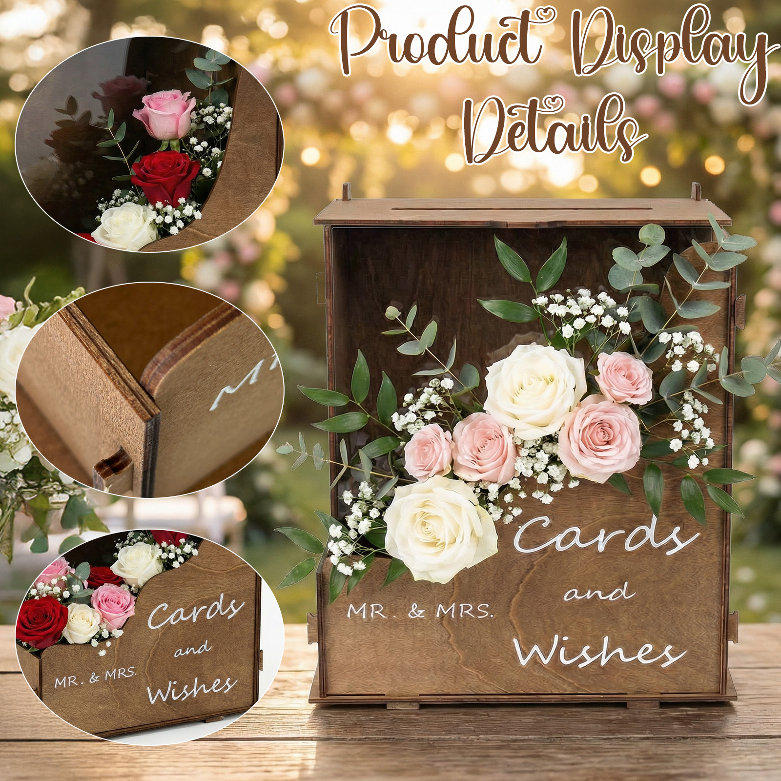 OurWarm Wedding Card Box with  - Wedding Card Box avaliação e preço