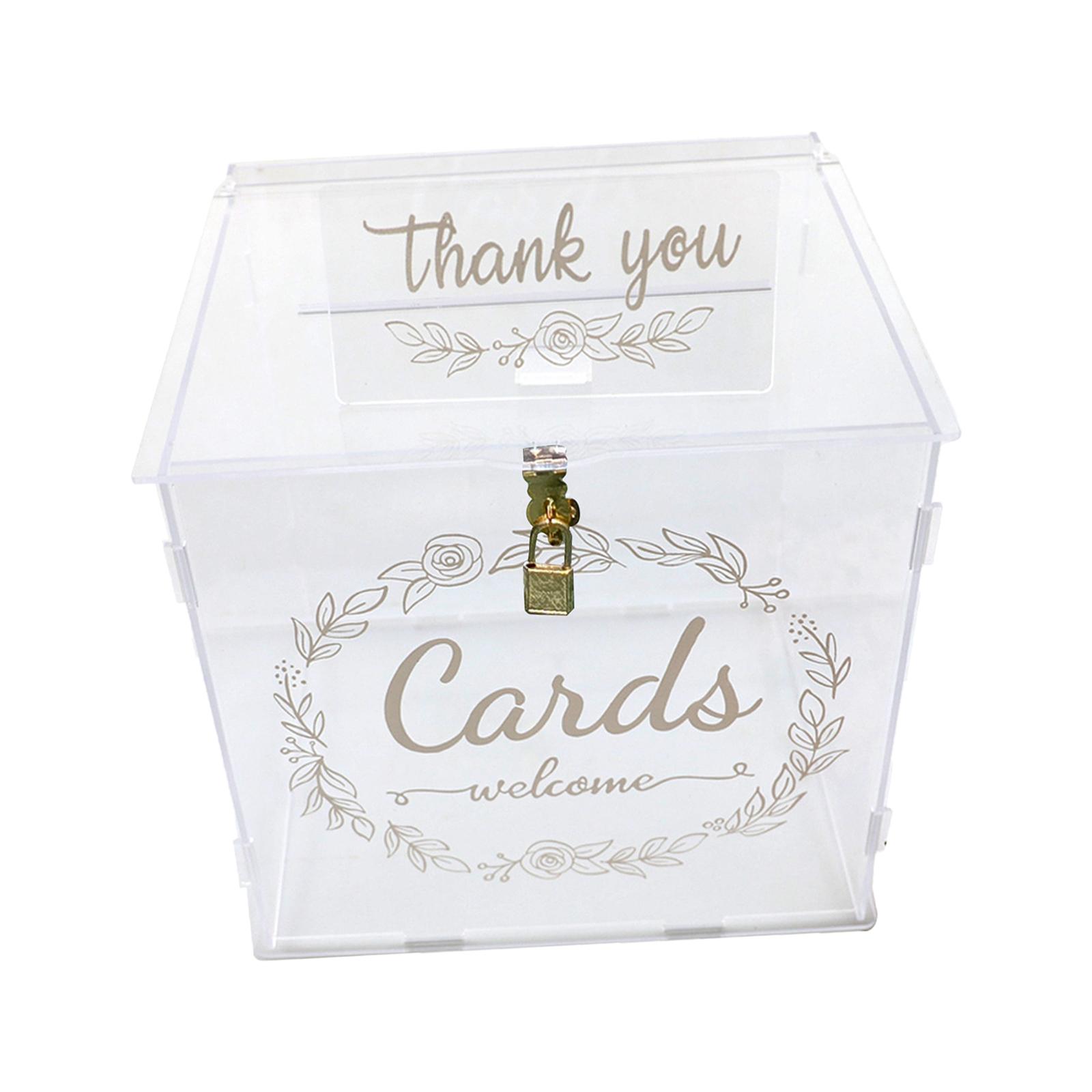 Wedding Cards Box 10.04x8.46x9 - Wedding Card Box avaliação e preço