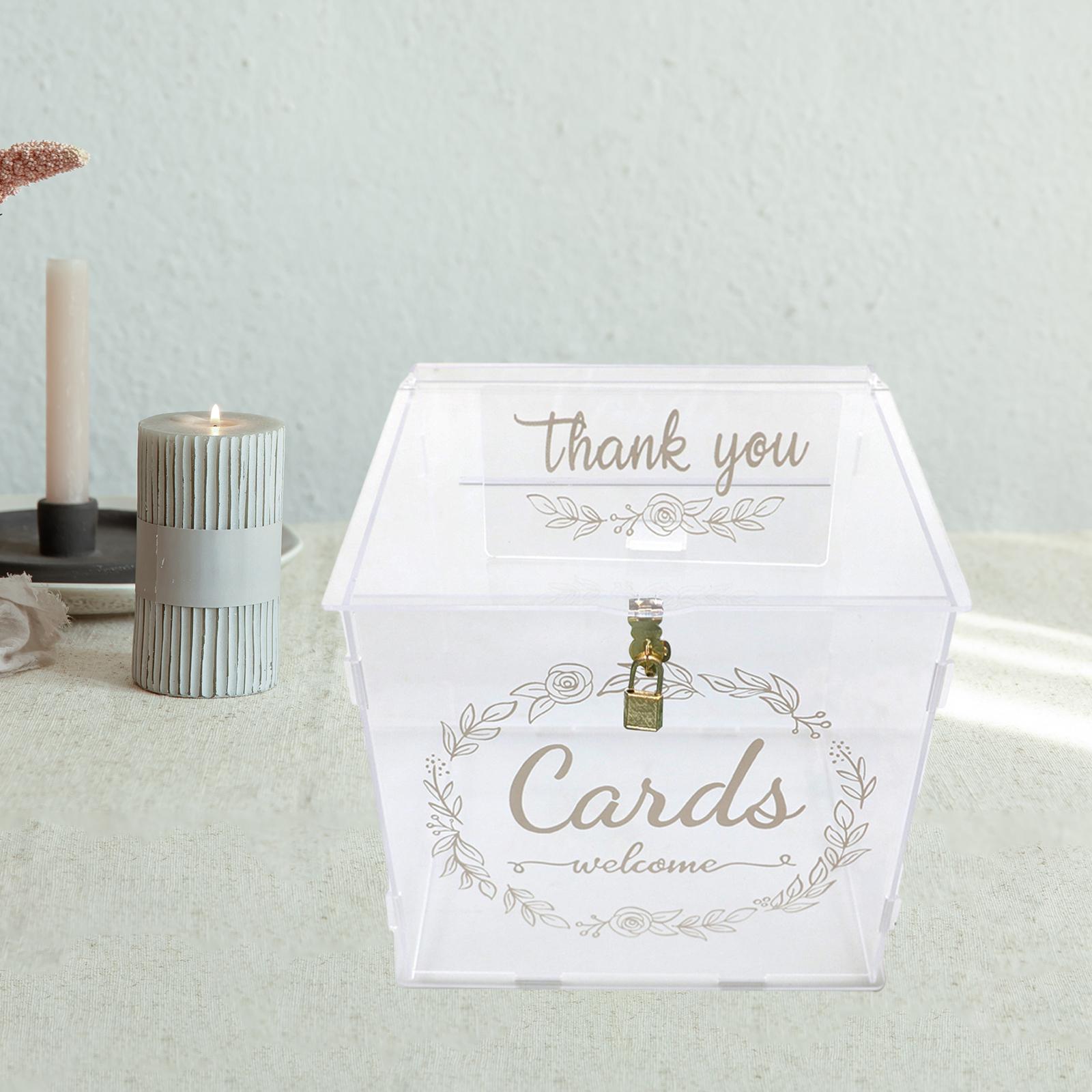 Wedding Cards Box 10.04x8.46x9 - Wedding Card Box avaliação e preço