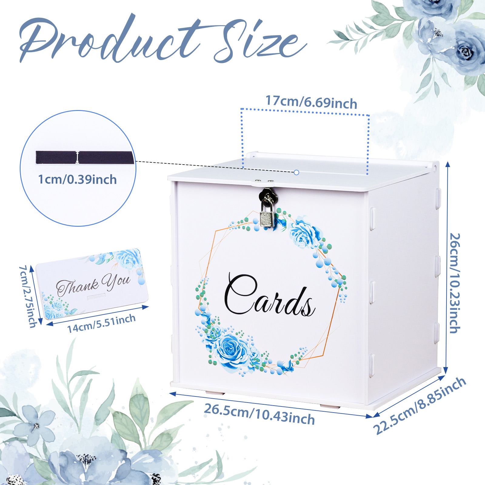 White Wedding Card Box with Lo - Wedding Sutra avaliação e preço