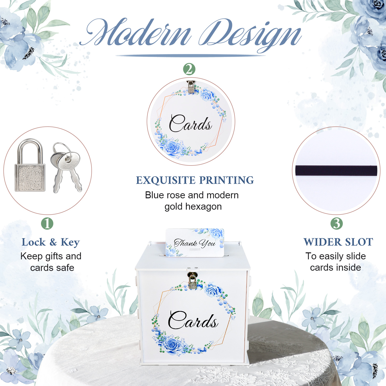White Wedding Card Box with Lo - Wedding Sutra avaliação e preço