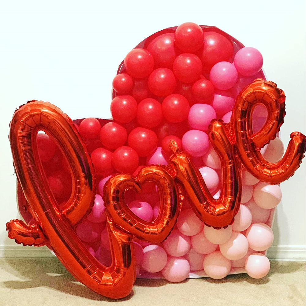 Big Love Heart Mosaic DIY Gian - Confetti Balloon Set avaliação e preço