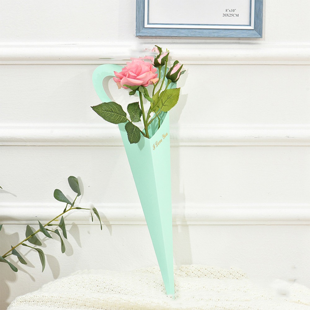 10pcs Romantic Heart Single Fl - Wedding Packaging avaliação e preço