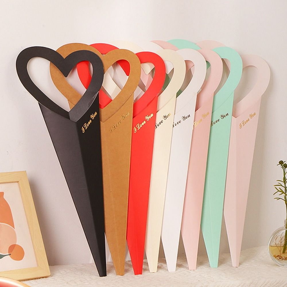 10pcs Romantic Heart Single Fl - Wedding Packaging avaliação e preço