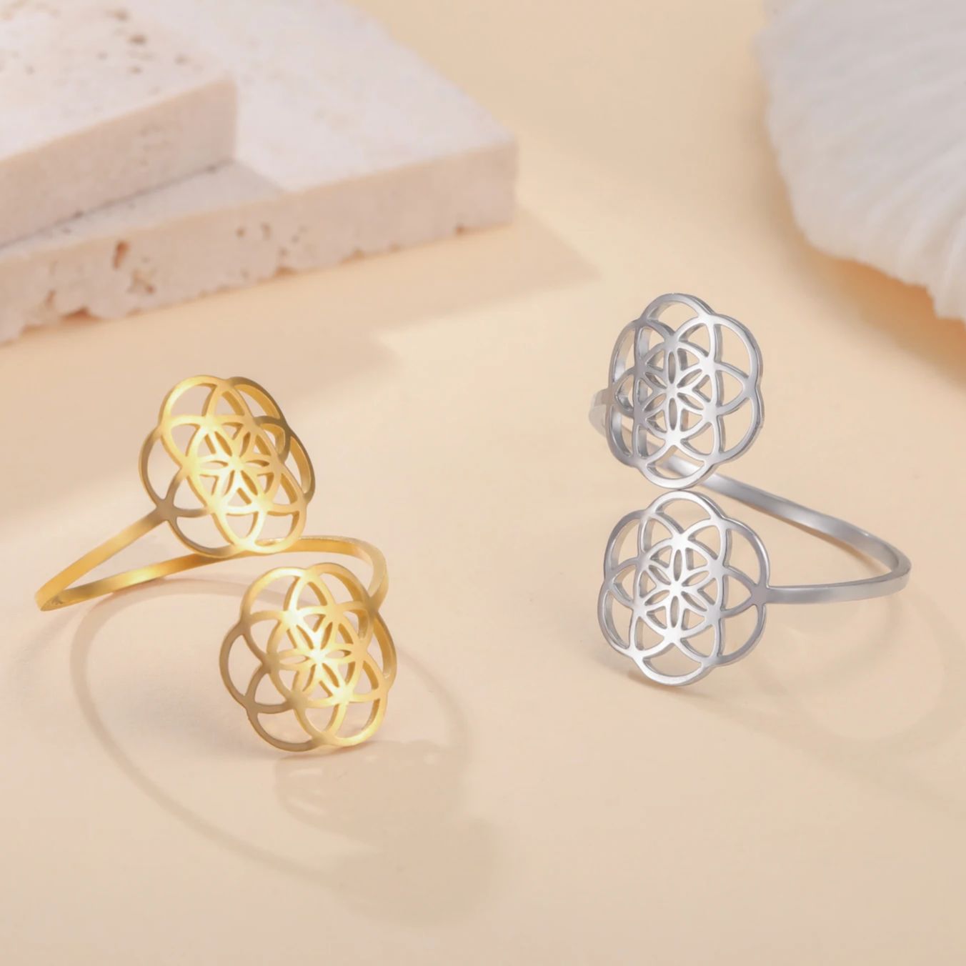 LIKGREAT Hollow Flower of Life - Wedding Sutra avaliação e preço