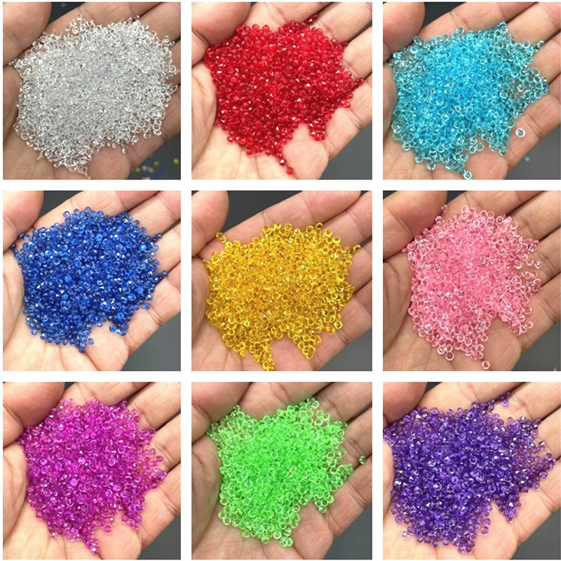 3000pcs Mini Crystal Faux Diam - Wedding Decoration Supply avaliação e preço