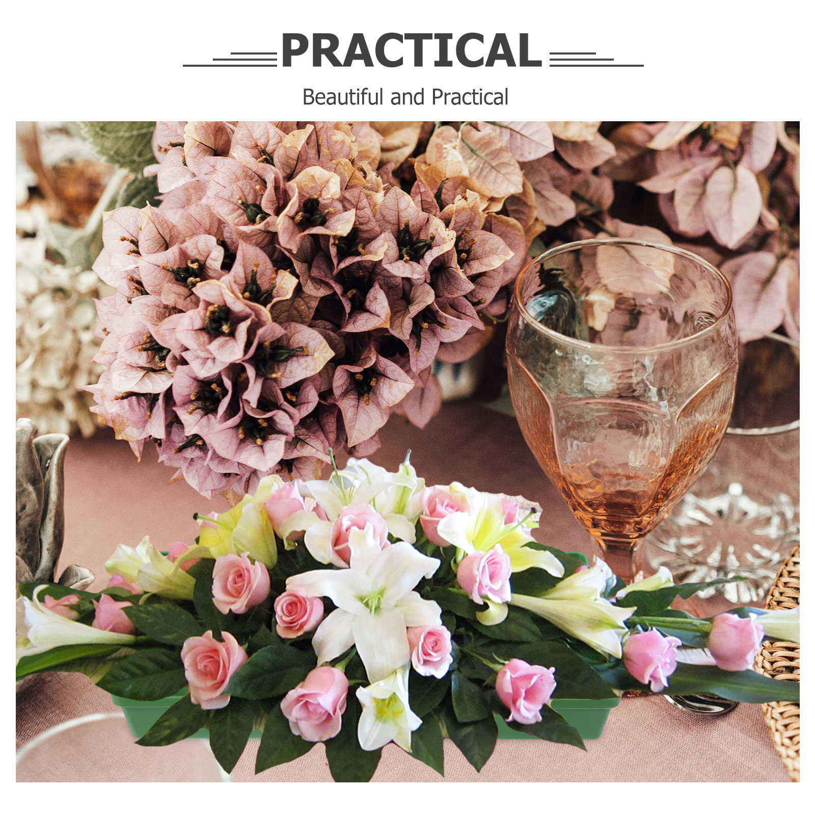 10Pcs Long Needle Foam Trays F - Wedding Decoration Supply avaliação e preço