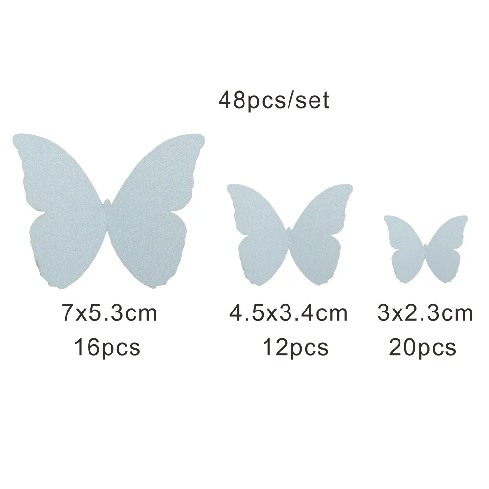 48Pcs/set Pearlescent Butterfl - Confetti Balloon Set avaliação e preço