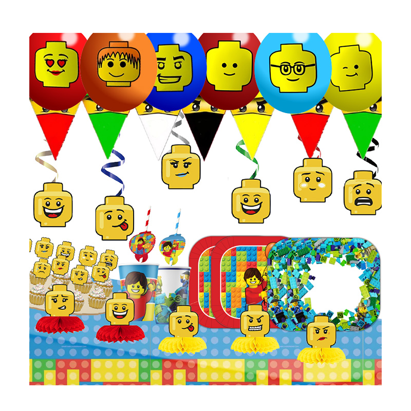 Building Blocks  Happy Birthda - Confetti Balloon Set avaliação e preço