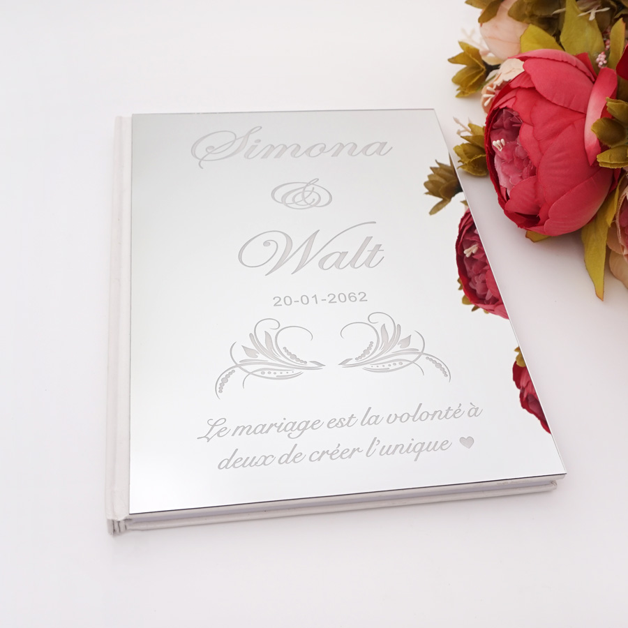 Acrylic Mirror Personalized El - Personalized Guest Book avaliação e preço
