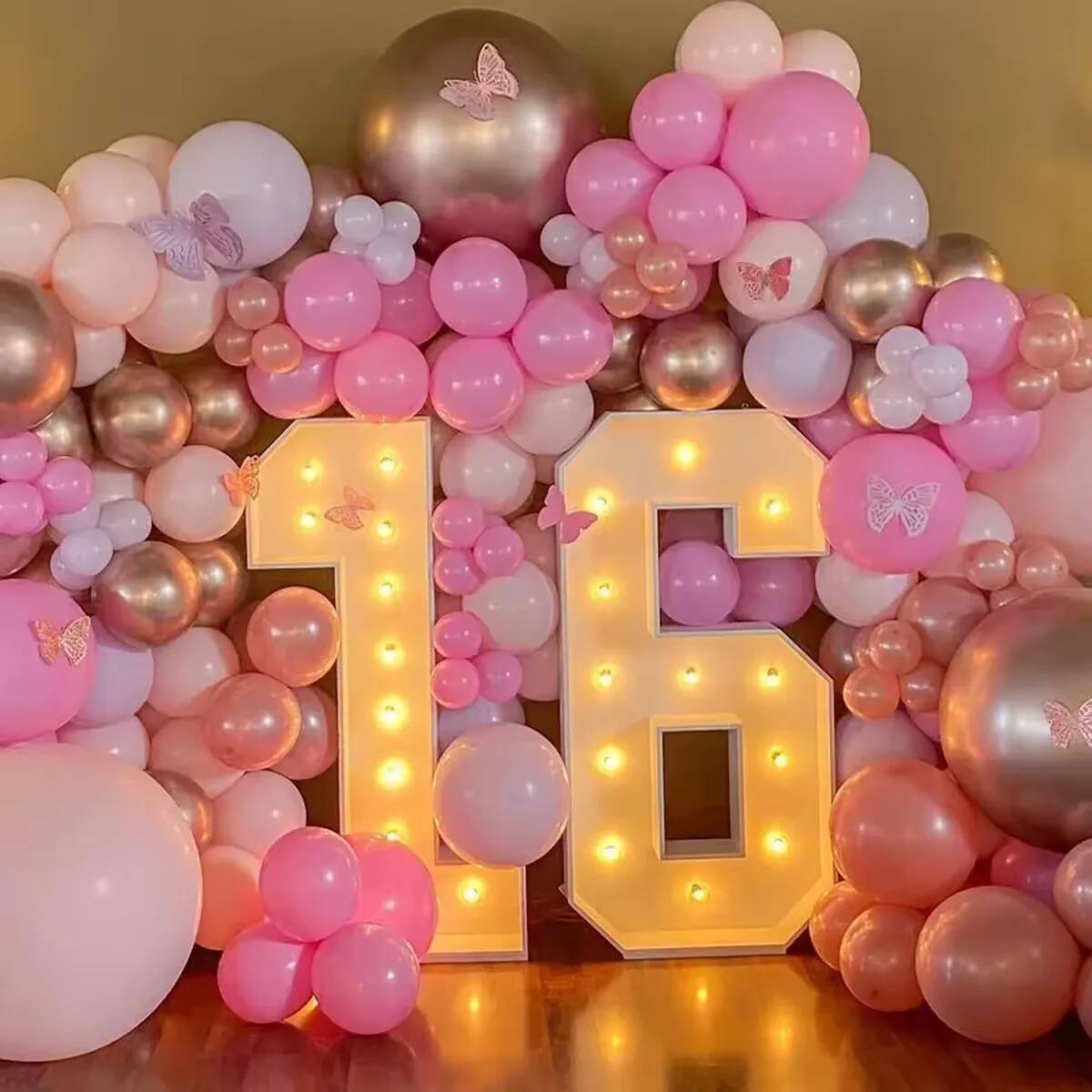 Giant Number Led Light for Kid - Confetti Balloon Set avaliação e preço