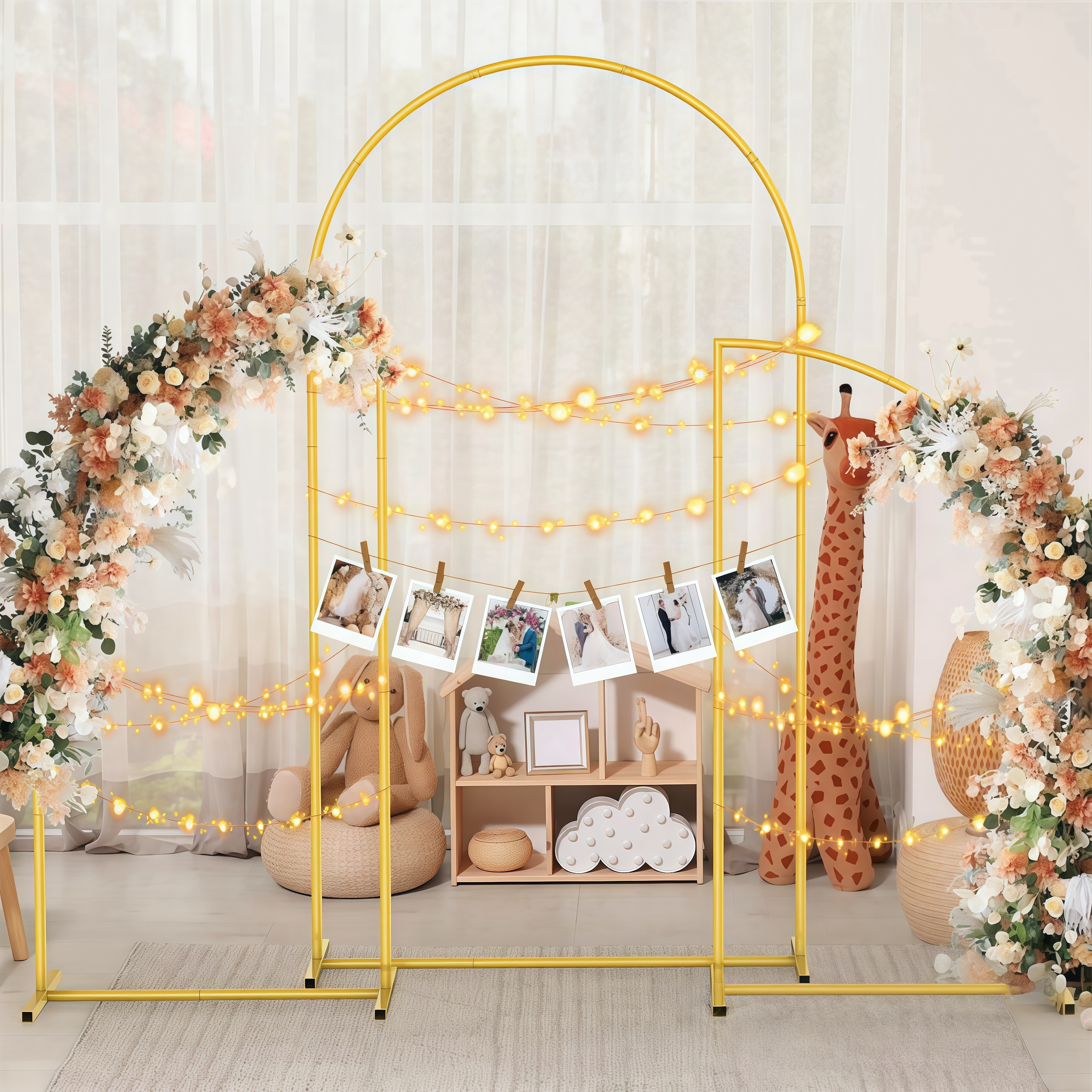 Crown Metal Arch Stand,3pcs Se - Confetti Balloon Set avaliação e preço