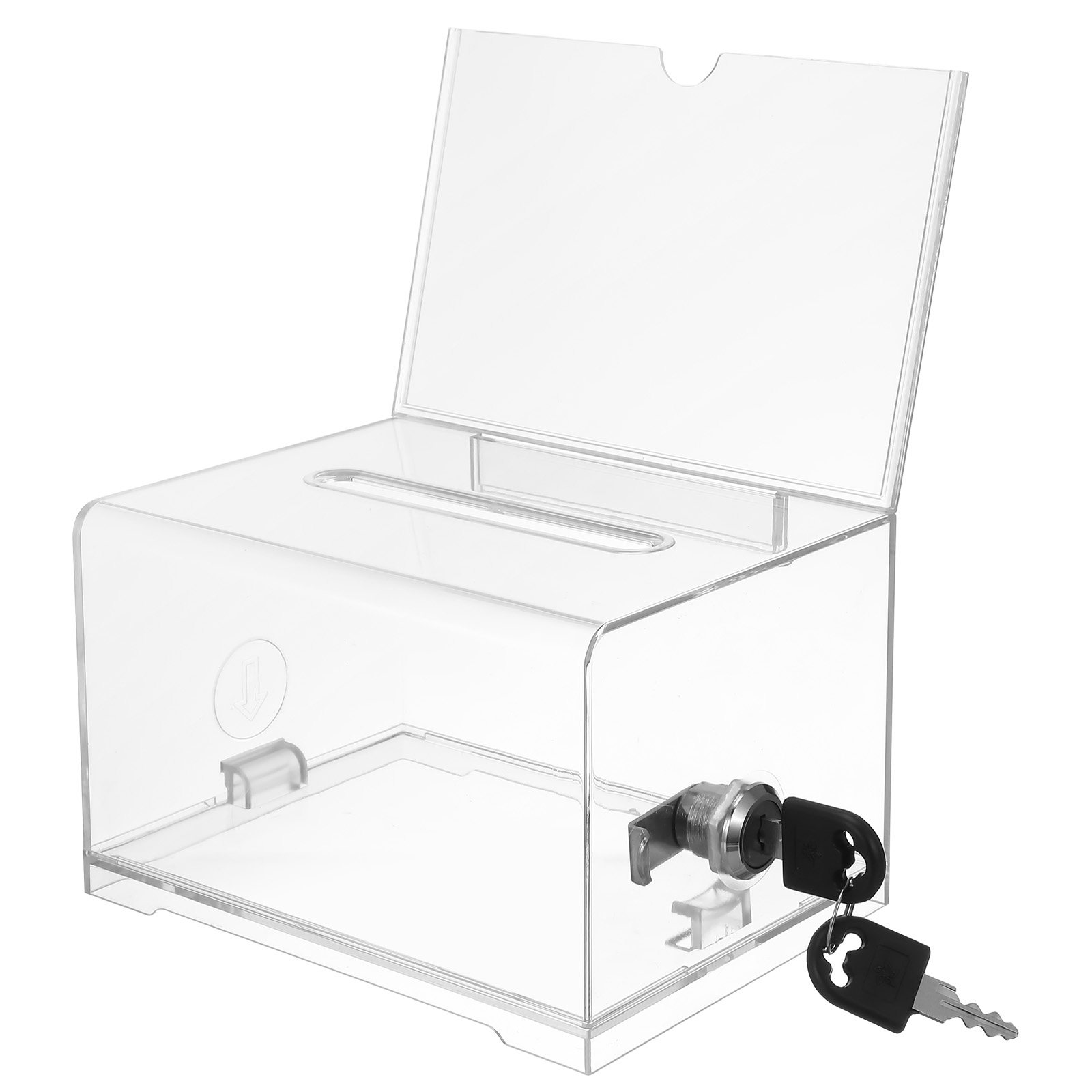 Clear Acrylic Suggestion Box w - Wedding Card Box avaliação e preço