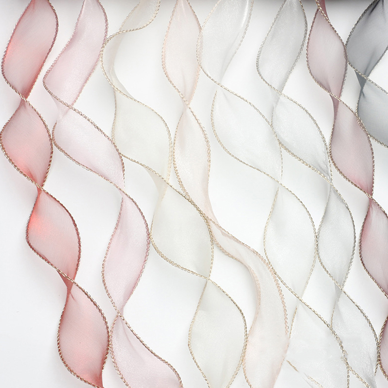10Yards/Roll Sheer Chiffon Rib - Wedding Decoration Supply avaliação e preço