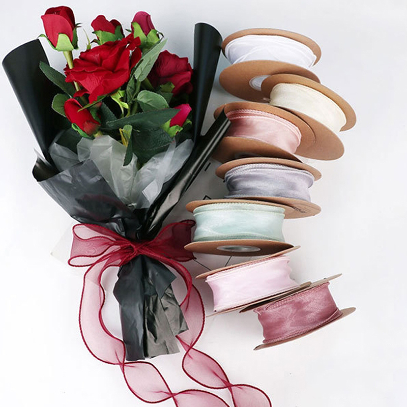 10Yards/Roll Sheer Chiffon Rib - Wedding Decoration Supply avaliação e preço