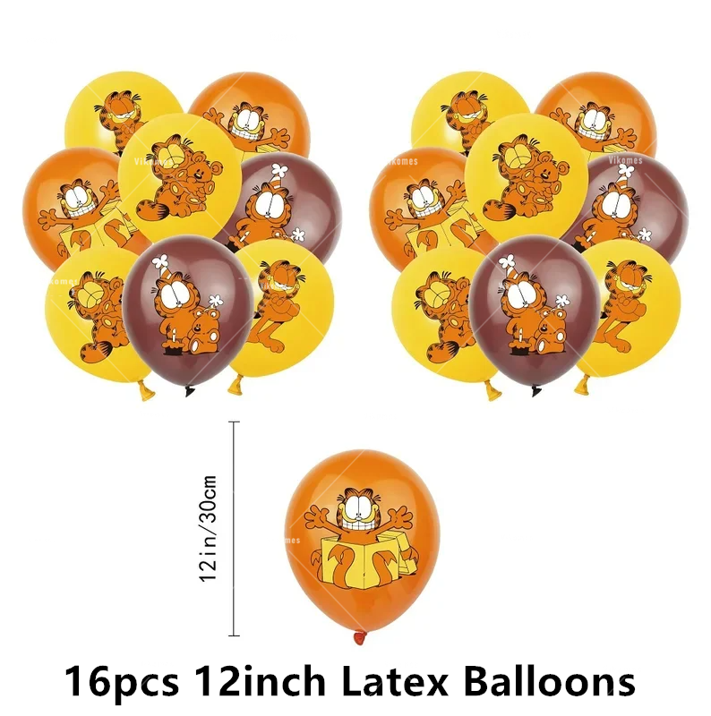 Cute Cartoon G-arfielded Birth - Confetti Balloon Set avaliação e preço