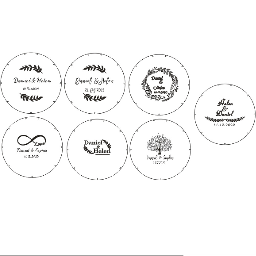 Personalized Acrylic round wed - Personalized Guest Book avaliação e preço