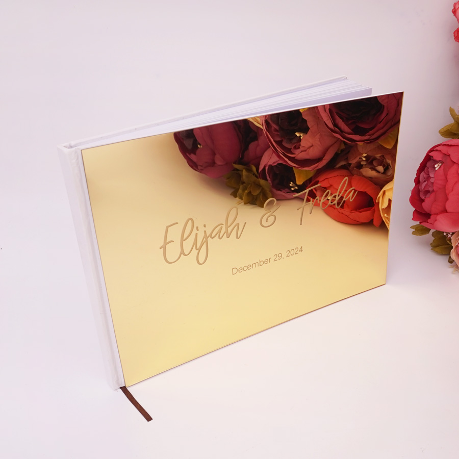 25*18 CM Personalized Guest Bo - Personalized Guest Book avaliação e preço