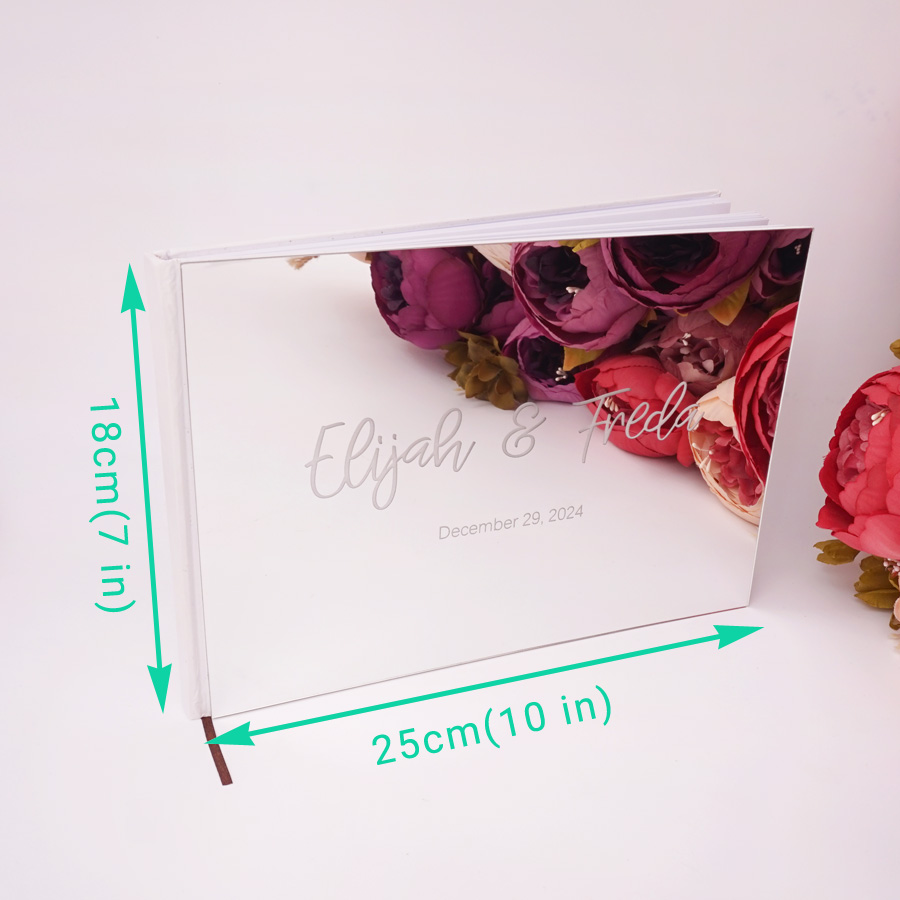 25*18 CM Personalized Guest Bo - Personalized Guest Book avaliação e preço