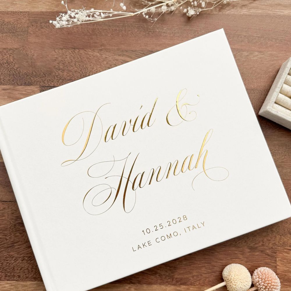 Personalized Wedding Guest Boo - Personalized Guest Book avaliação e preço