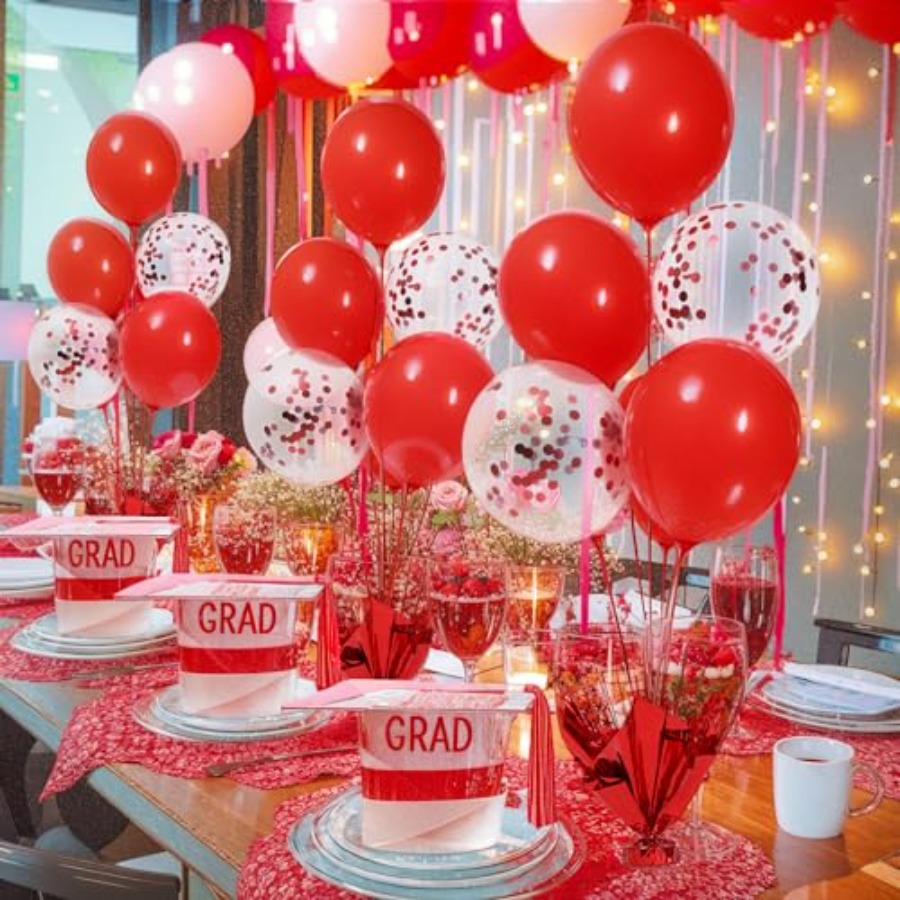 6 Set Christmas Table Balloons - Confetti Balloon Set avaliação e preço