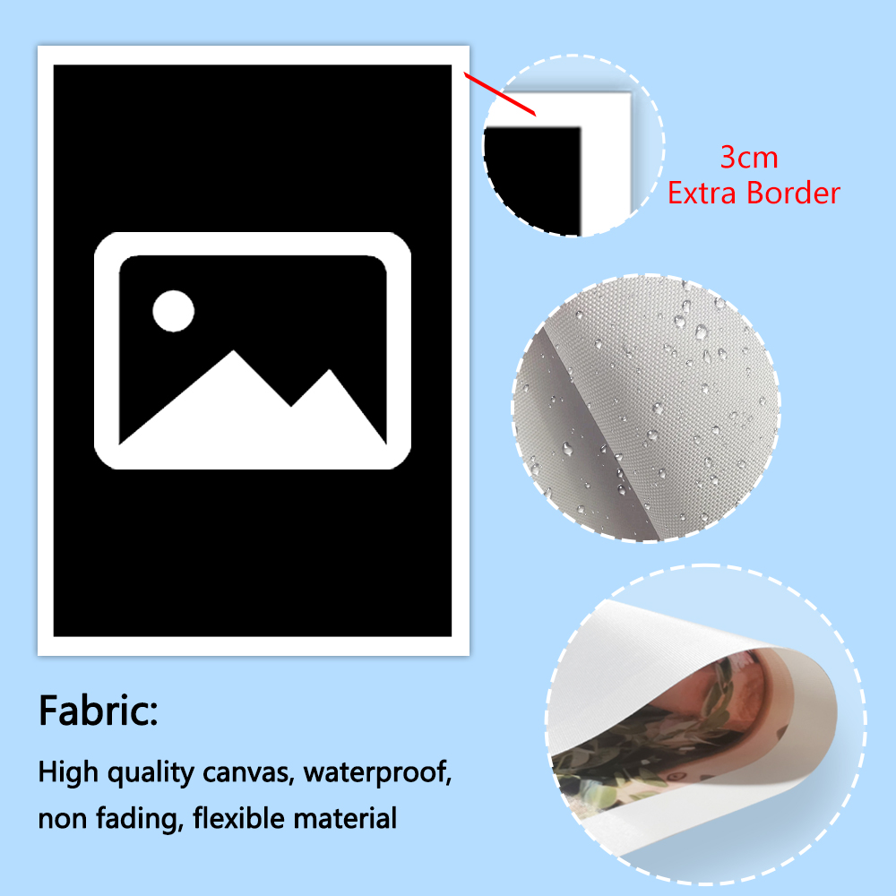 1pc Custom all size Canvas Pos - Wedding Decoration Supply avaliação e preço
