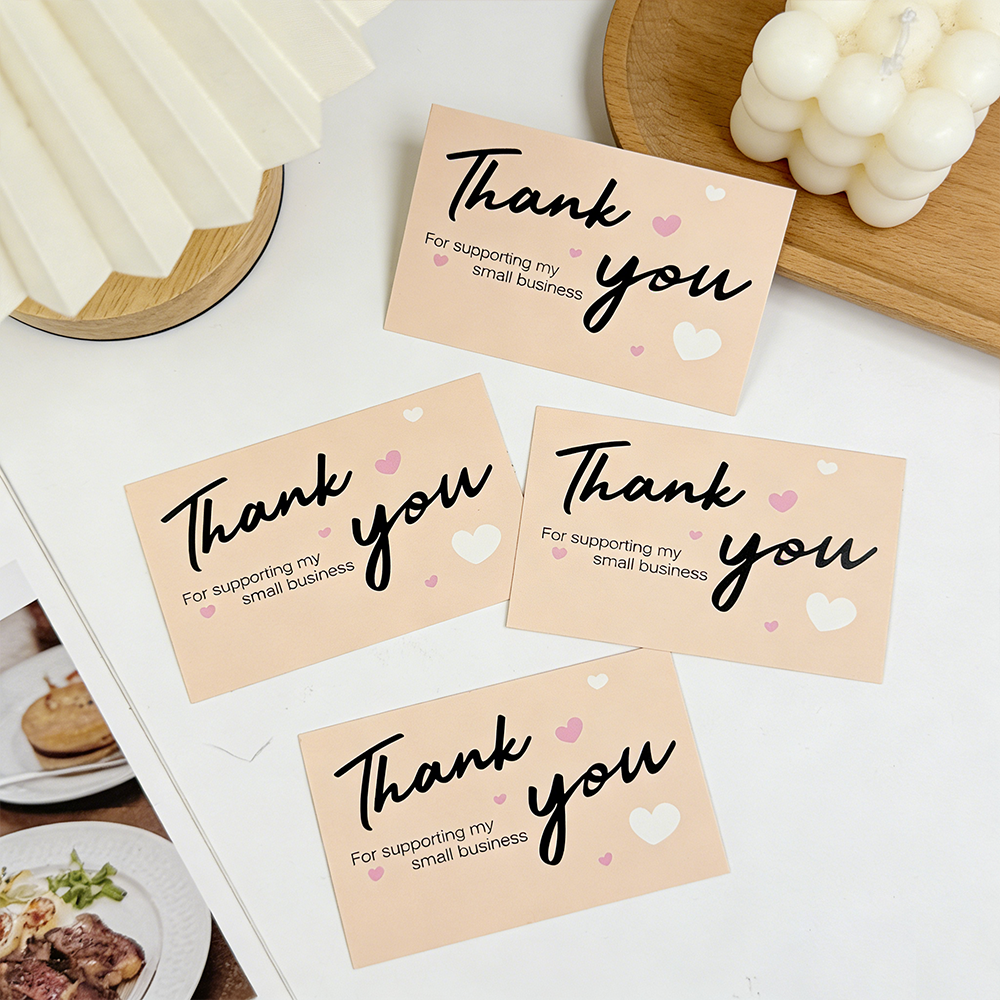50/100pcs Thank You Cards, for - Wedding/Event Supply Store avaliação e preço