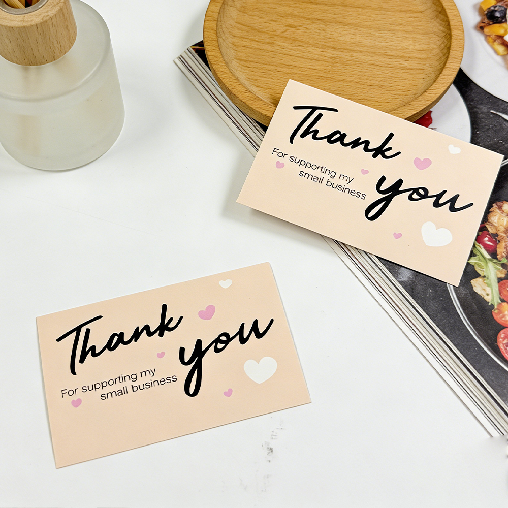 50/100pcs Thank You Cards, for - Wedding/Event Supply Store avaliação e preço