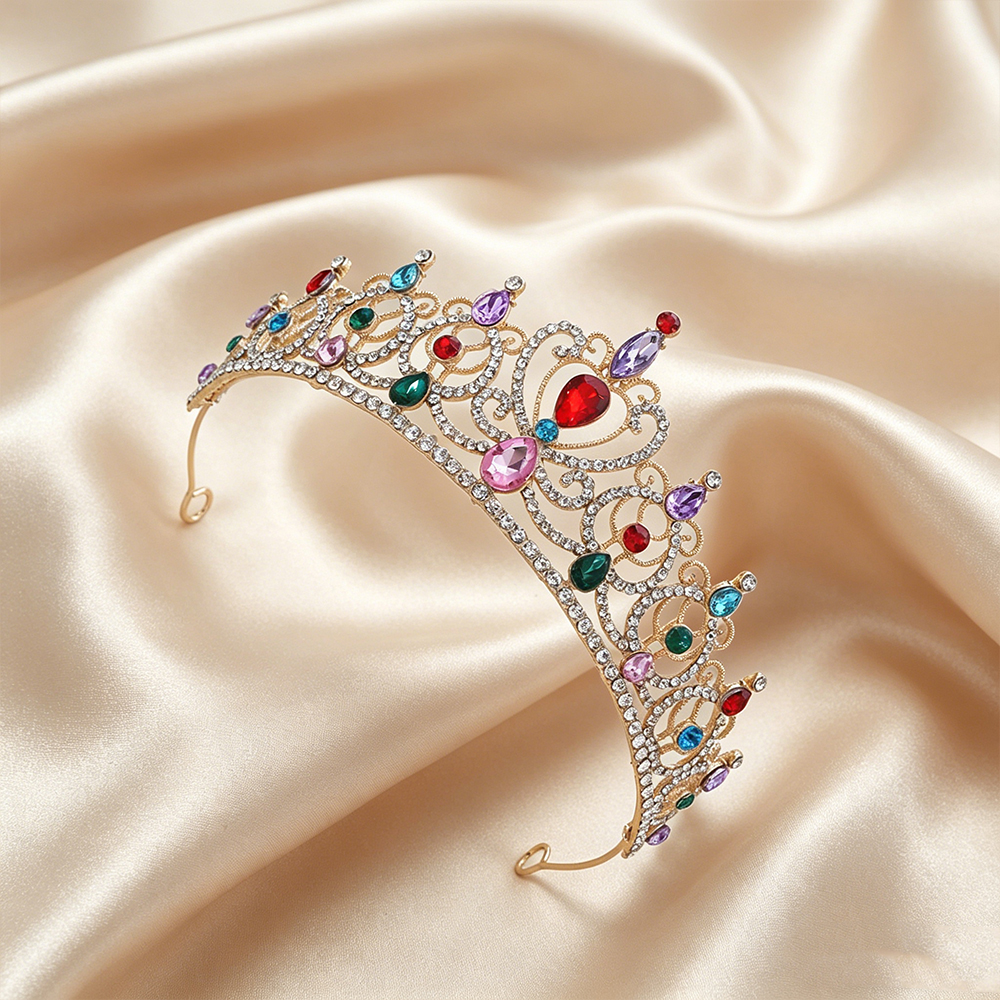 Luxury Vintage Gold Tiara Crow - Wedding Shop avaliação e preço