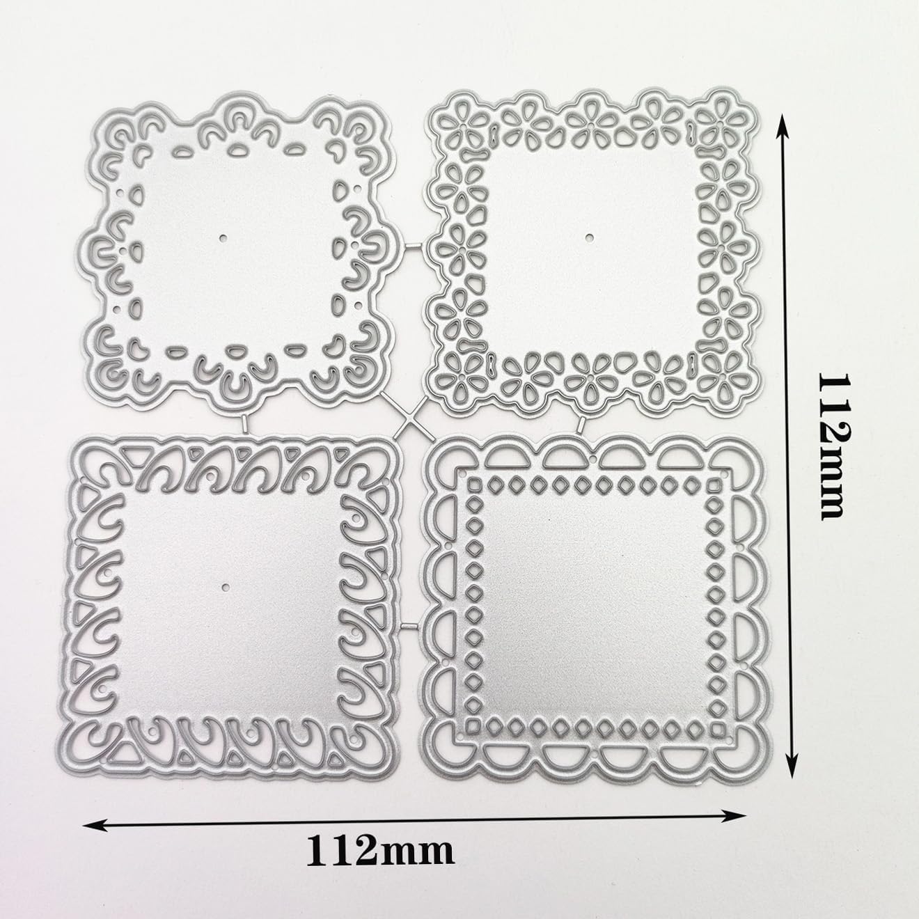 Silver gray metal cutting mold - Wedding Sutra avaliação e preço