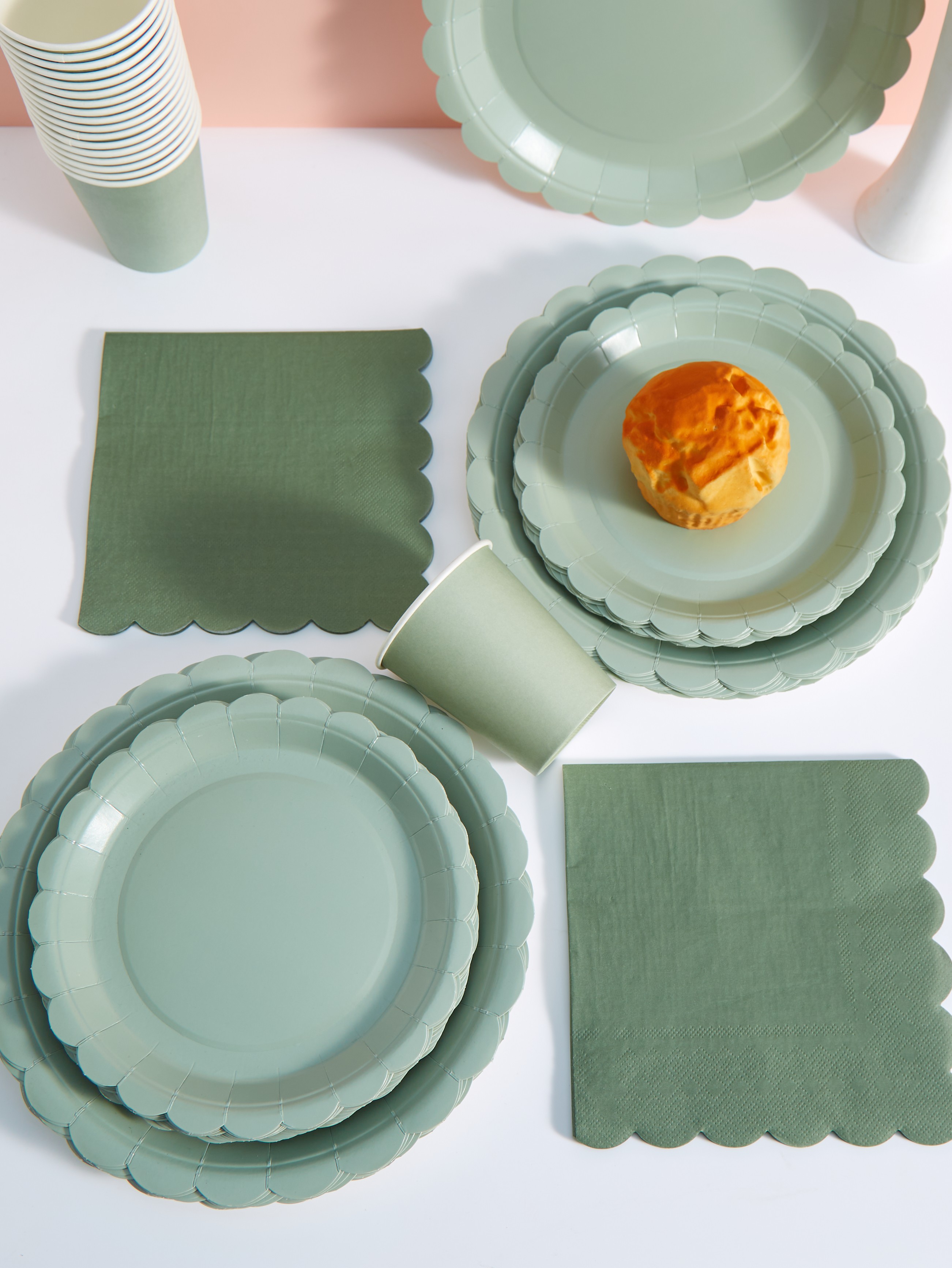 97pcs/set Disposable Tableware - Wedding Decoration Supply avaliação e preço