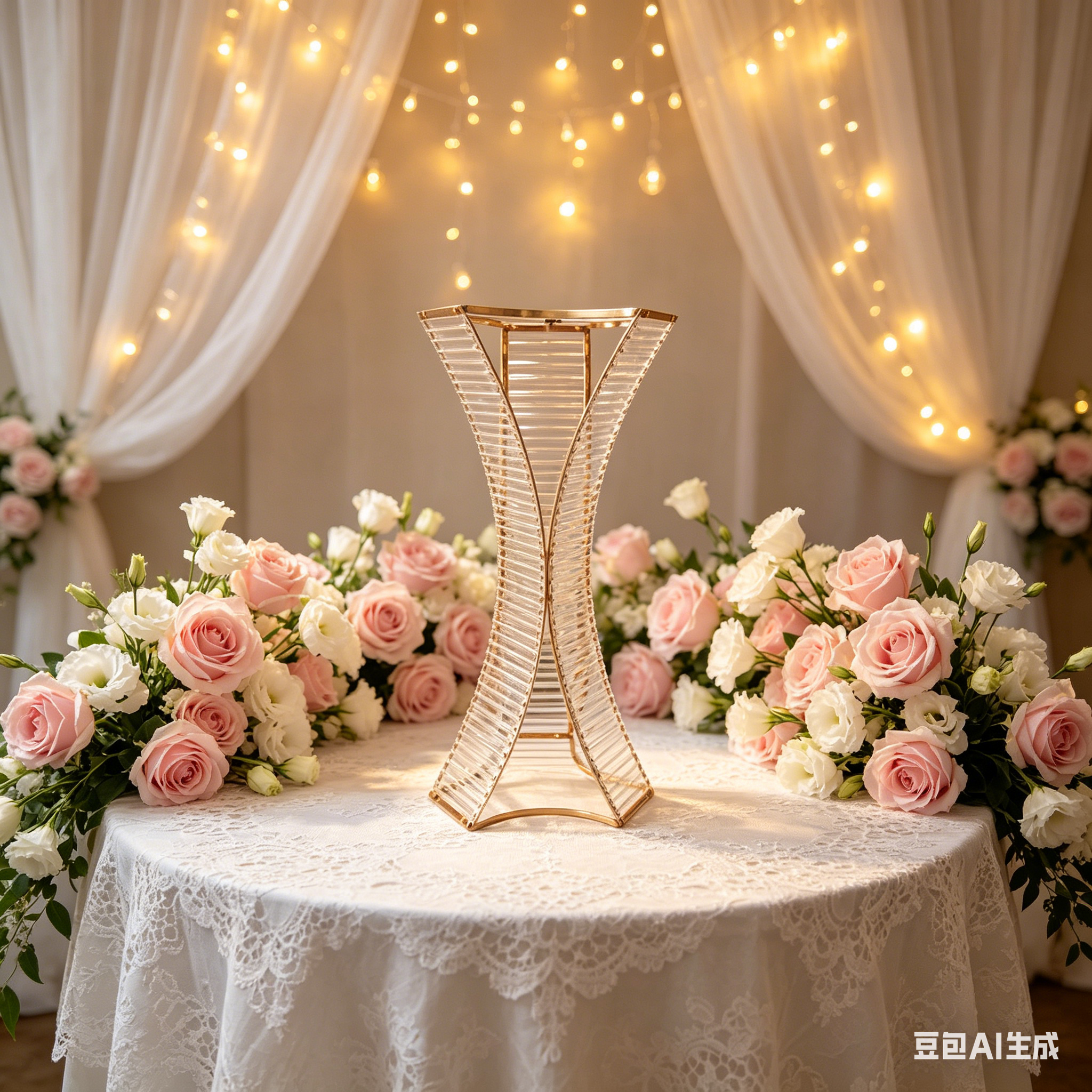 4/10 Pcs Acrylic Metal Wedding - Wedding/Event Supply Store avaliação e preço