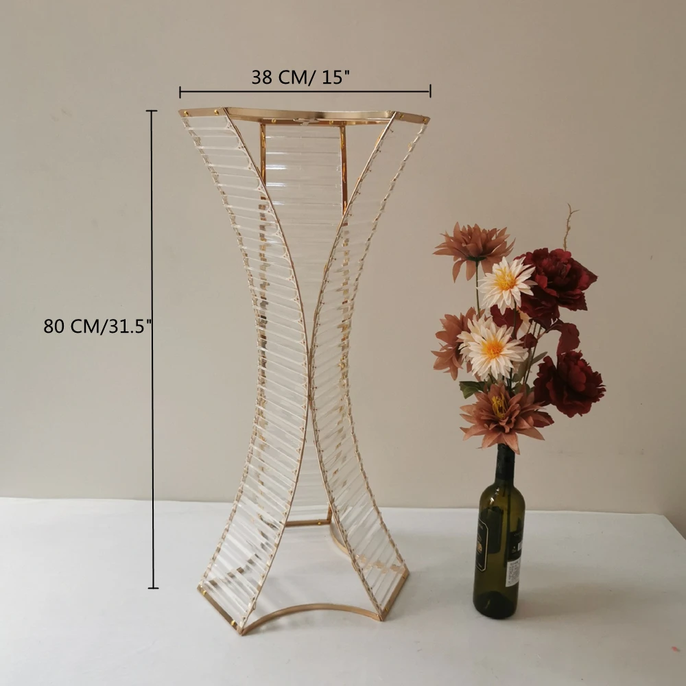 4/10 Pcs Acrylic Metal Wedding - Wedding/Event Supply Store avaliação e preço