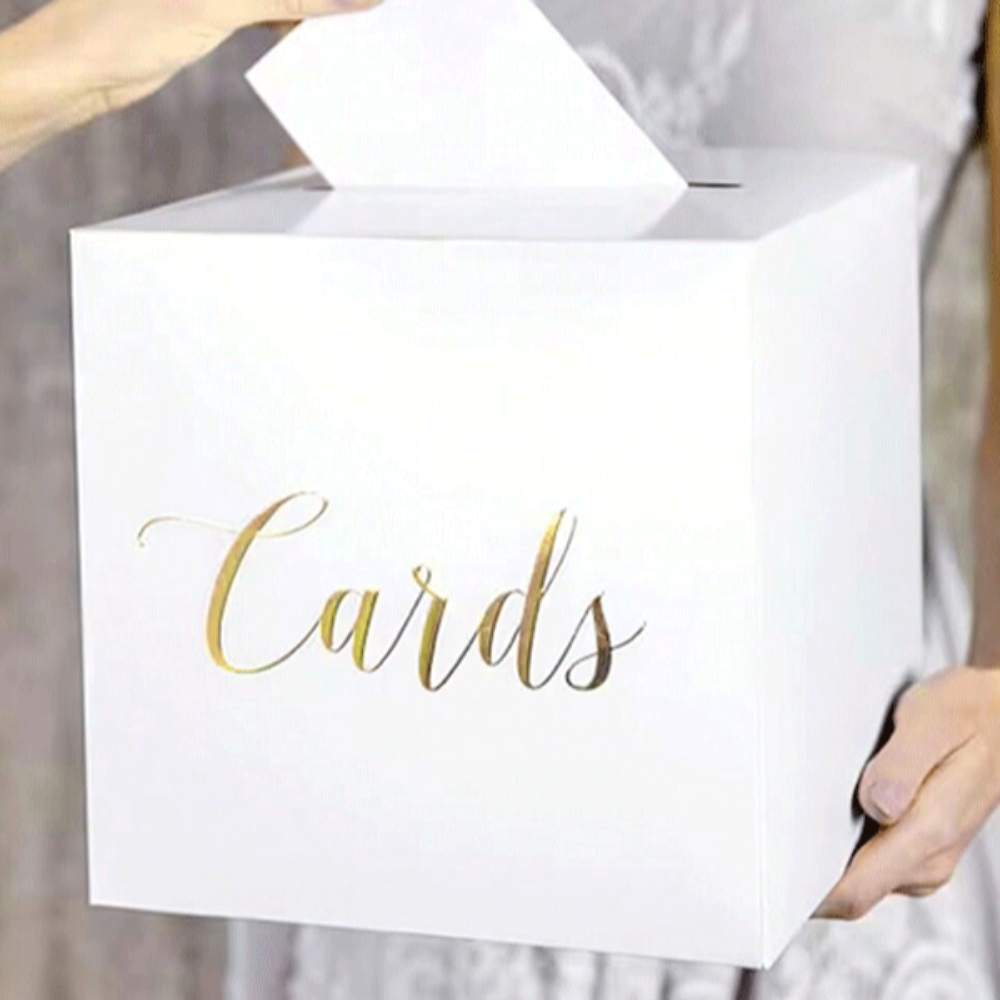 Envelope Boxes White Black Wed - Wedding Card Box avaliação e preço