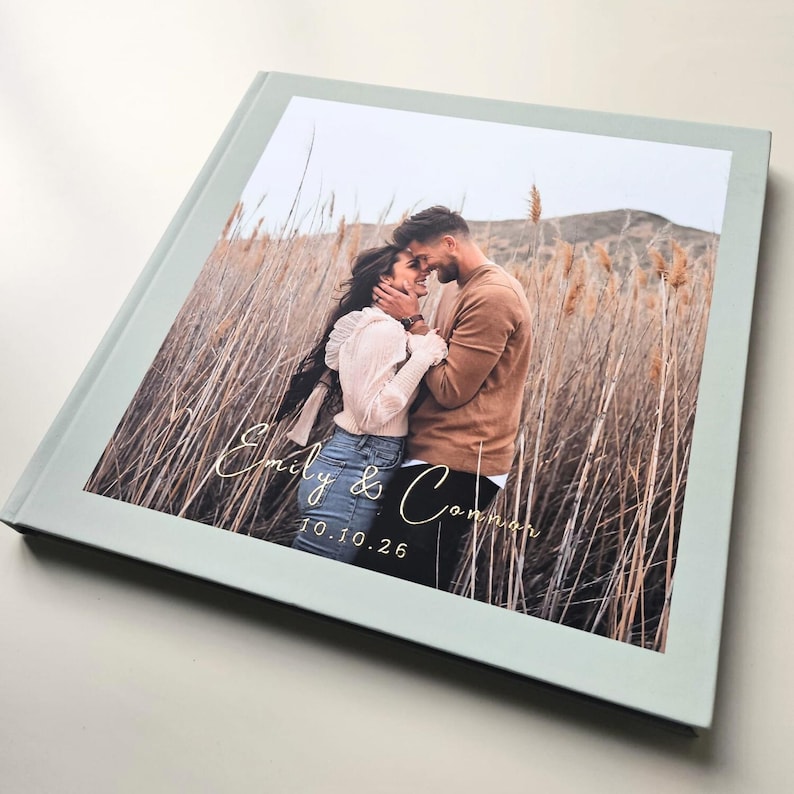 Custom Wedding Guest Book with - Personalized Guest Book avaliação e preço