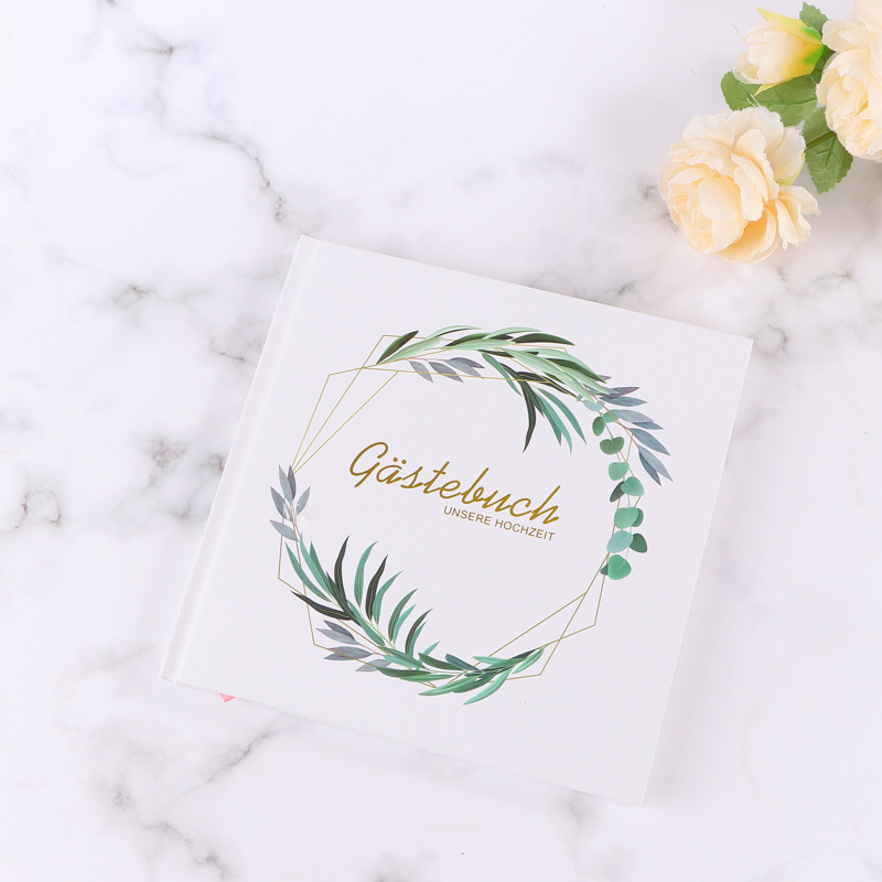 Custom Wedding Guest Book with - Personalized Guest Book avaliação e preço
