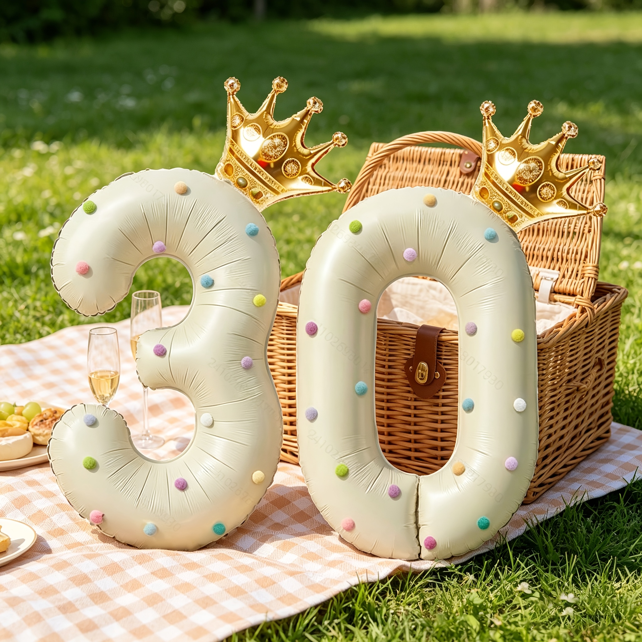 Large 40inch Cream-Colored Num - Wedding/Event Supply Store avaliação e preço