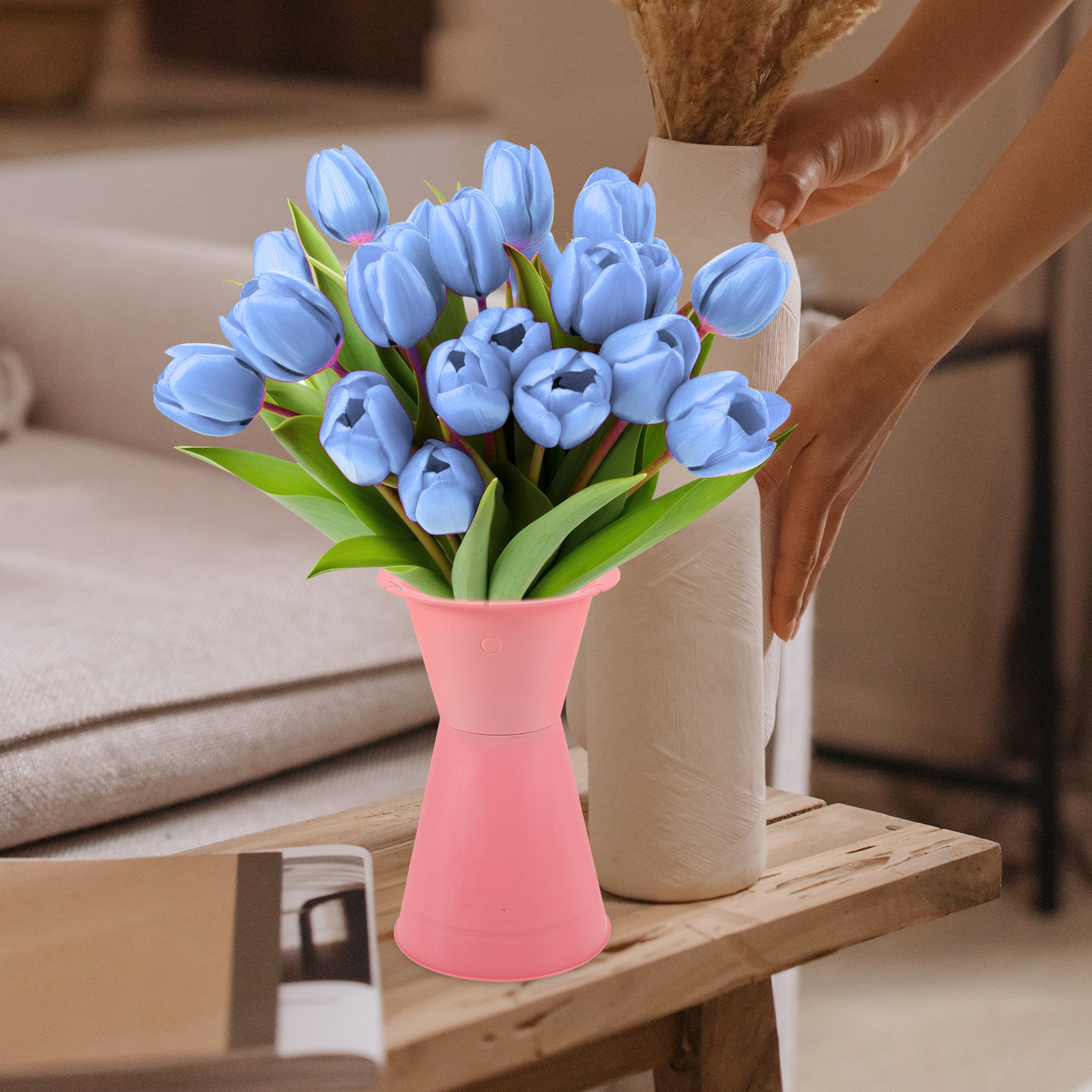 10Pcs Premium Plastic Bouquet  - Wedding/Event Supply Store avaliação e preço