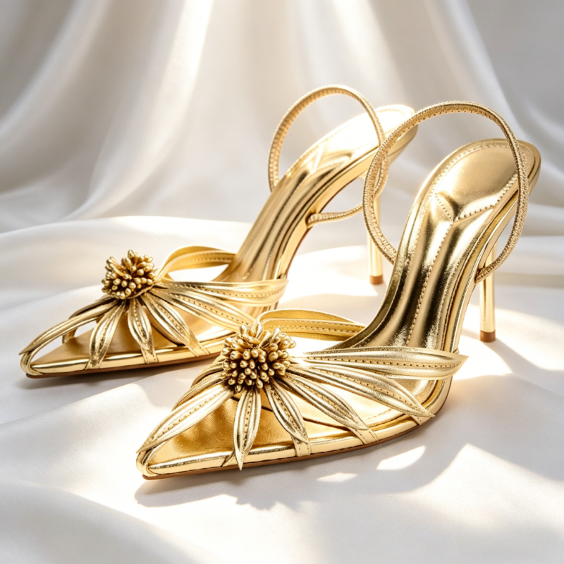 Luxury Gold Floral Detail Slin - Wedding Shop avaliação e preço
