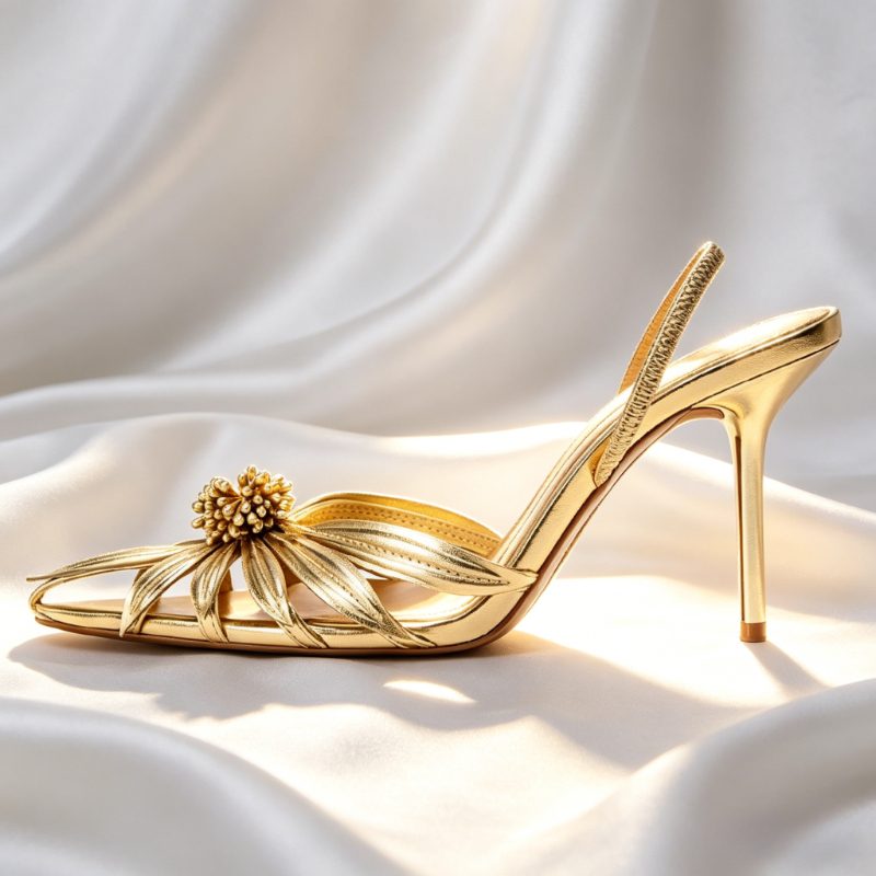 Luxury Gold Floral Detail Slin - Wedding Shop avaliação e preço