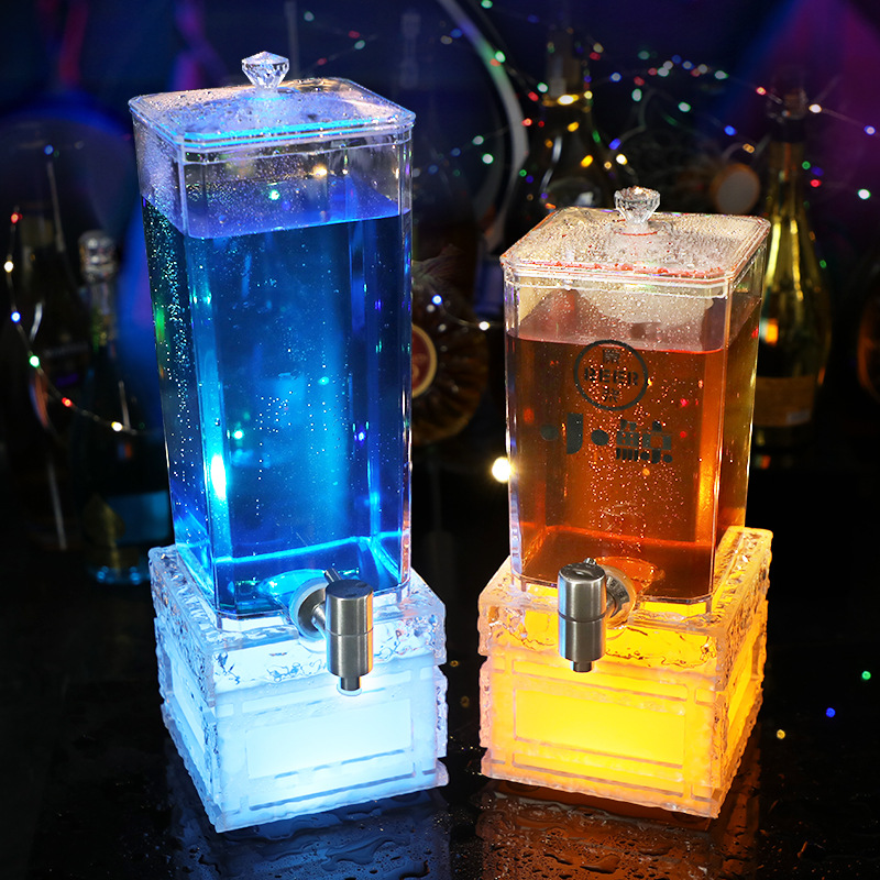 LED Beer Keg with Tap 2L& 3L G - Wedding Alcohol Supply avaliação e preço