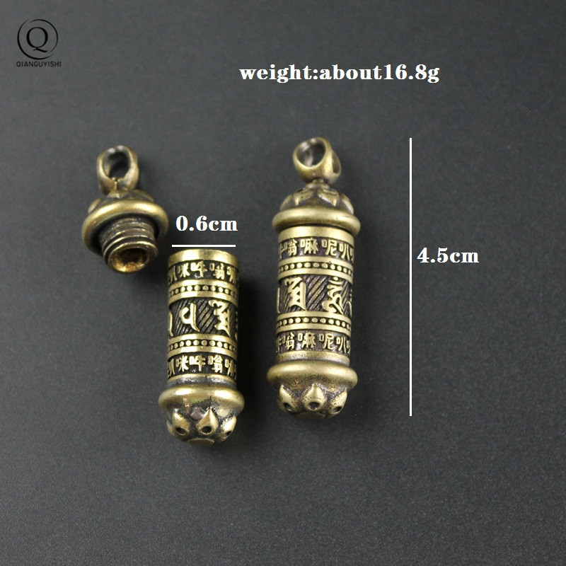 Brass Buddha GuanYin Sutra Cyl - Wedding Sutra avaliação e preço